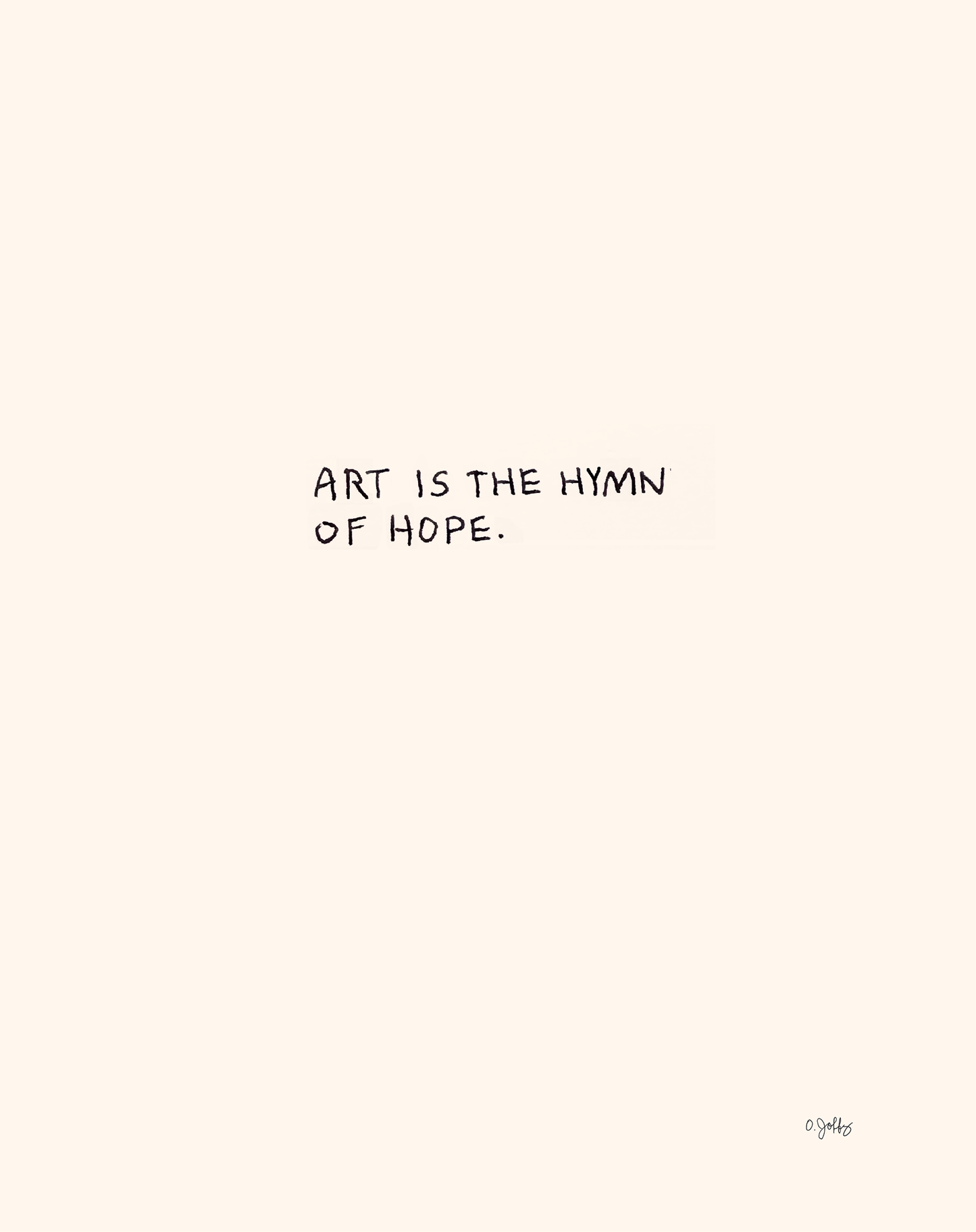 Art Hymn Print