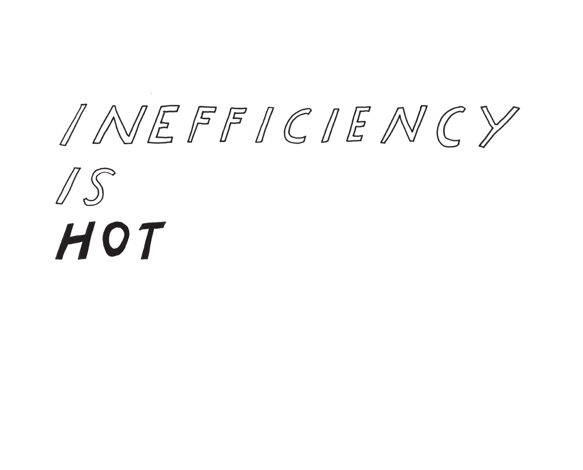 Inefficiency - Silkscreen print