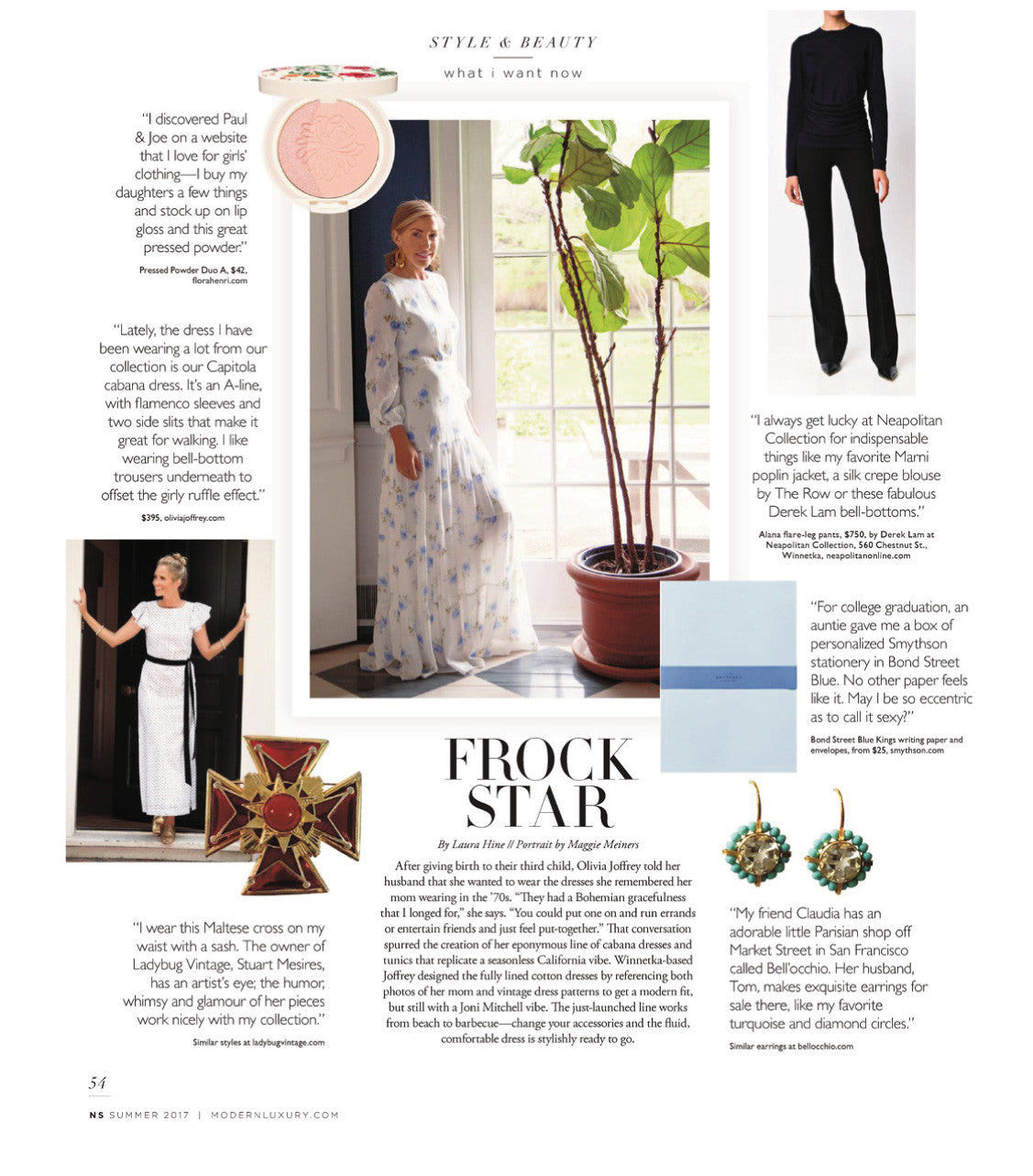 NS | Modern Luxury Chicago | "Frock Star"| July 2017