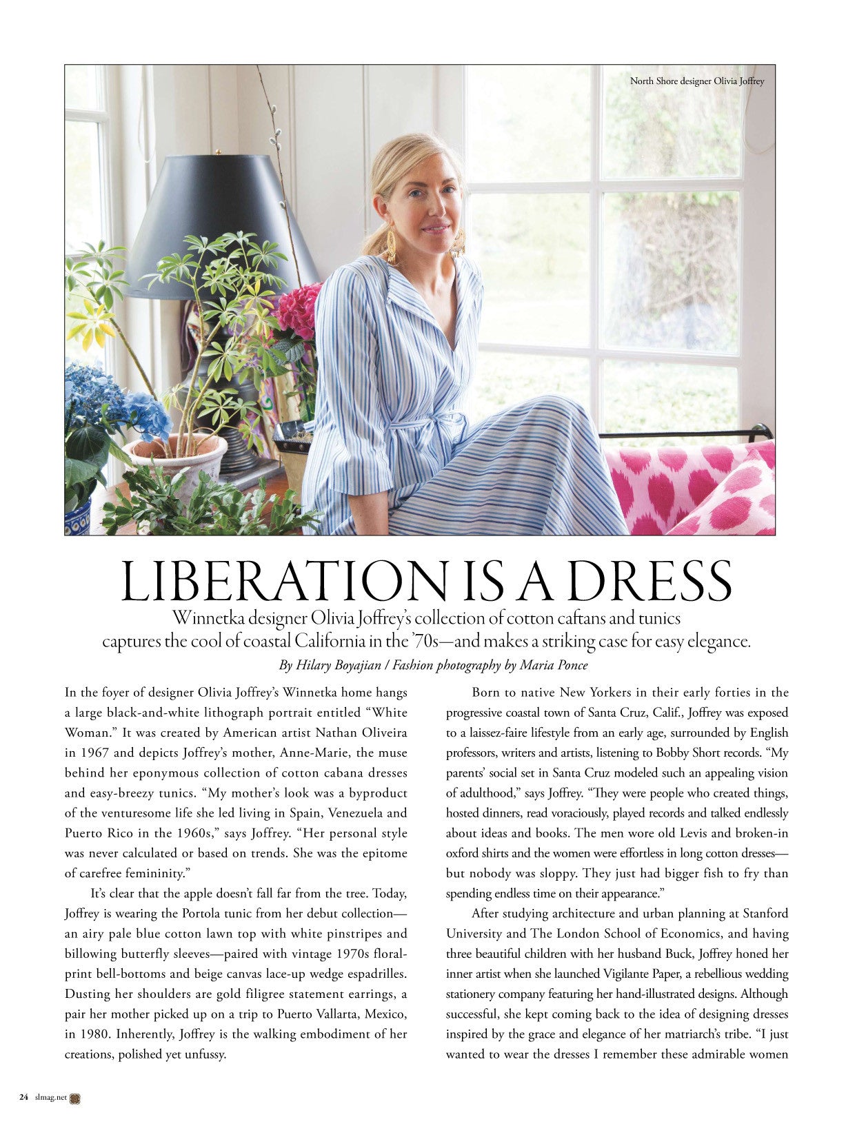 Sophisticated Living | "Liberation is a Dress" | July 2017